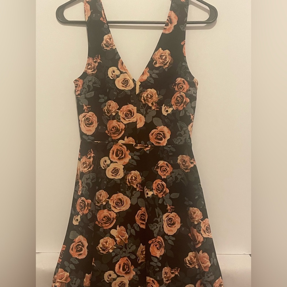 Forever 21 Pink and Black Dress